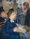 In the cafe painting by Pierre-Auguste Renoir Royalty Free Stock Photo